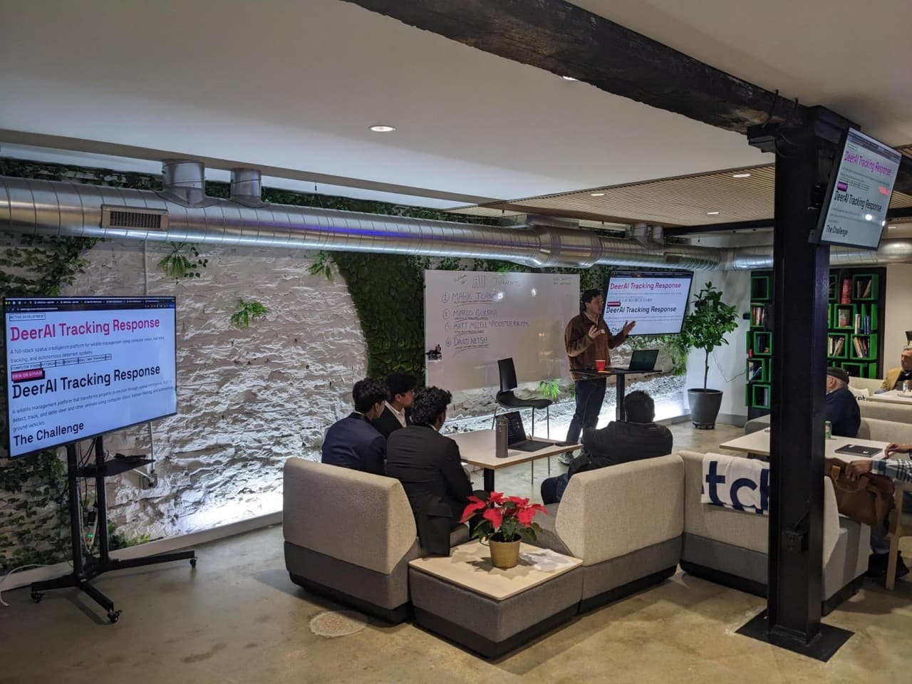 Mark presenting Agent Mail at AI Tinkerers STL at the Sketch Development office on February 4, 2026