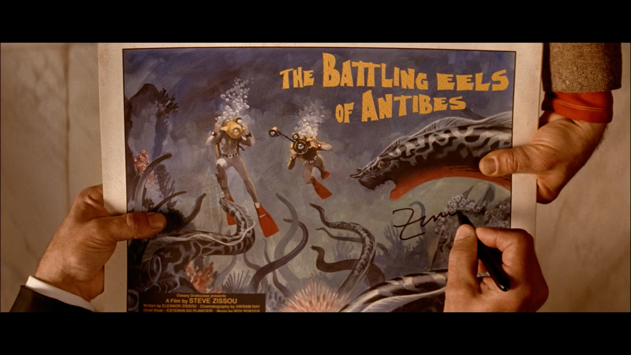 Promotional poster for one of Zissou's films