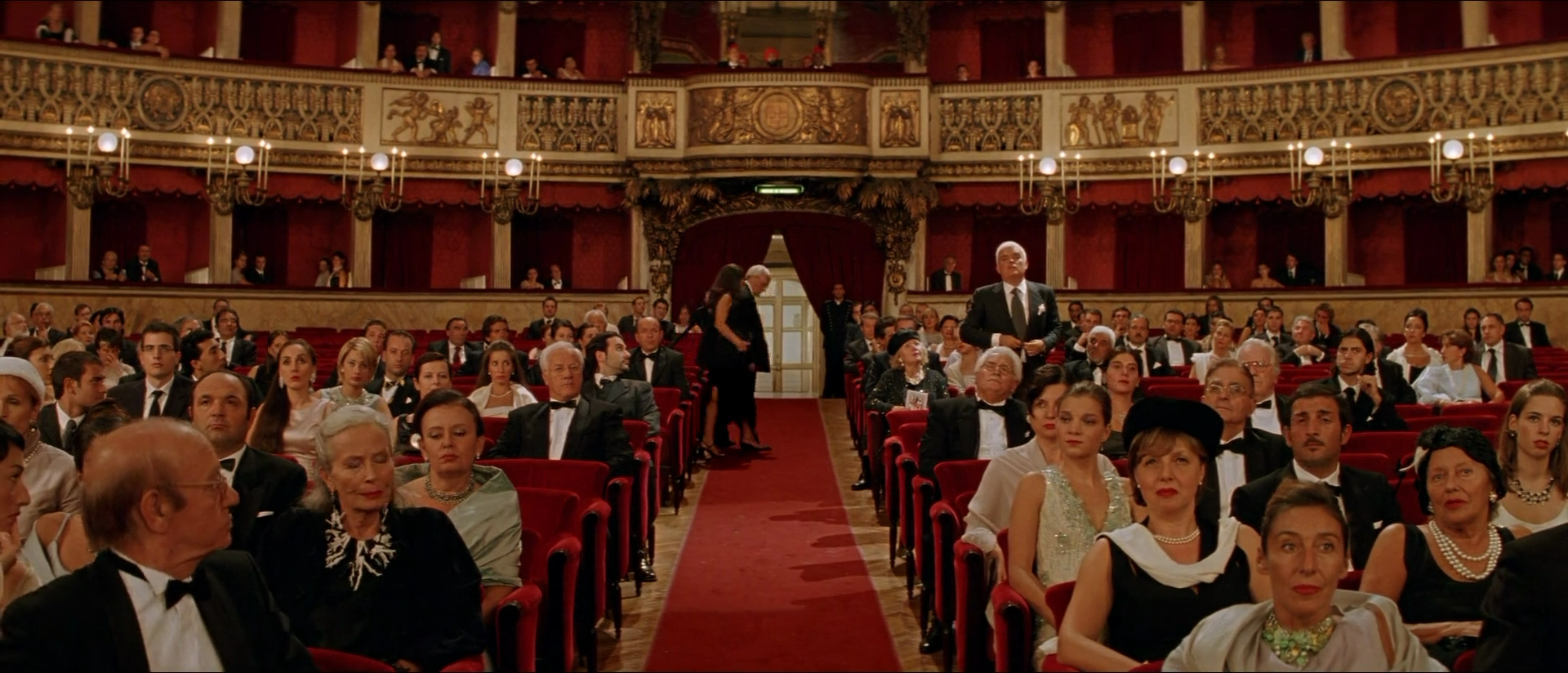 Theater crowd shot in The Life Aquatic